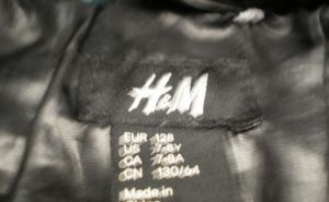 Zimná bunda H&amp; M veľkosť 128